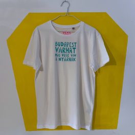   Budapest várhat, míg vége van a nyárnak férfi  / uniszex biopamut póló