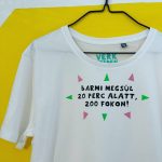 Bármi megsül 20 perc alatt férfi  / uniszex biopamut póló