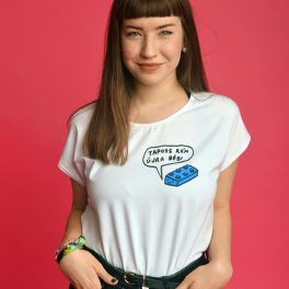 Taposs rám újra bébi free-size női póló