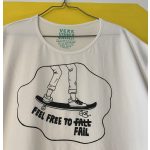 Feel free to fail free-size női póló