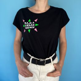 Majd a sírban pihenek free-size női póló