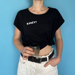 Kávét! free-size női póló
