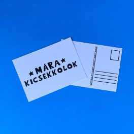 Mára kicsekkolok képeslap